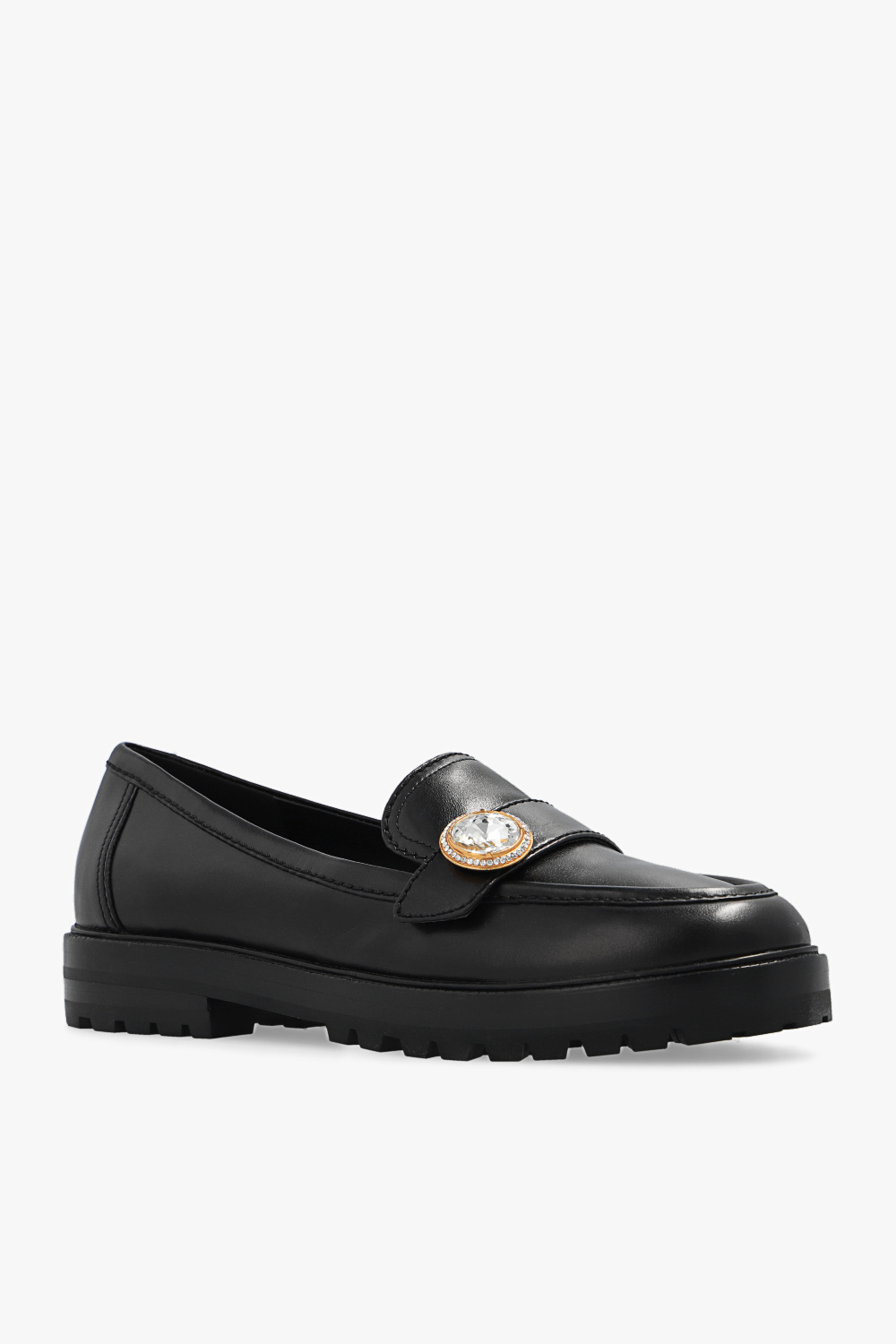 Kate spade discount black leather loafers